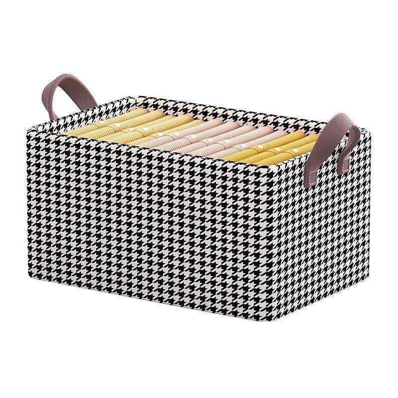 Clothes Dust Storage bask With steel frame Portablestorage Bag Foldable Moistureproof Large Capacity Storage Box