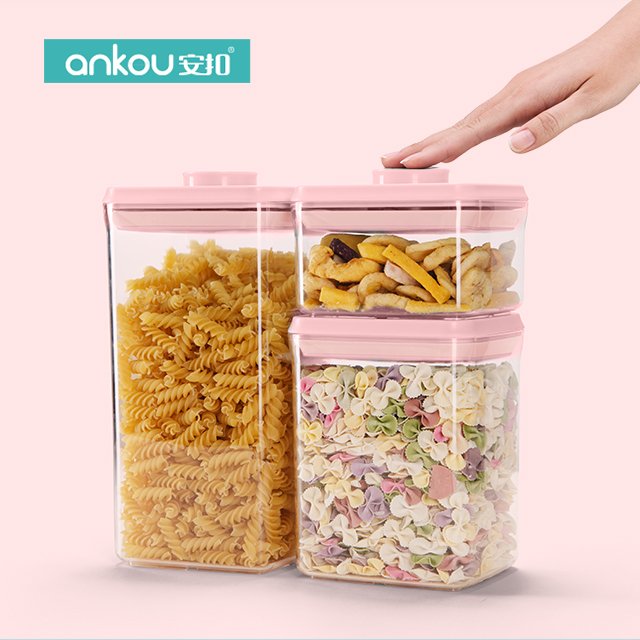 ANKOU Best Sellers in Europe Pop Container Air Tight Container Baby Food Storage Containers BPA Free with Airtight Lid
