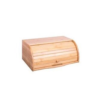 Classic Design Custom Size Kitchen Tabletop Wooden Bread Box Kitchenware Bread and Cookies Storage Box