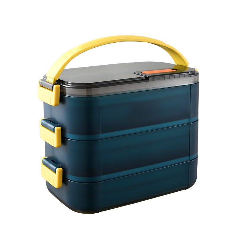 Modern design Nordic style lunch box bento with thick PP shell airtight food storage containers