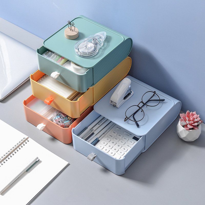 Multi-layer Desk Storage Box Organize Drawer Type Desktop Storage Box