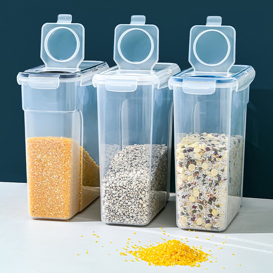 4l kitchen plastic storage box kitchen storage box transparent food container