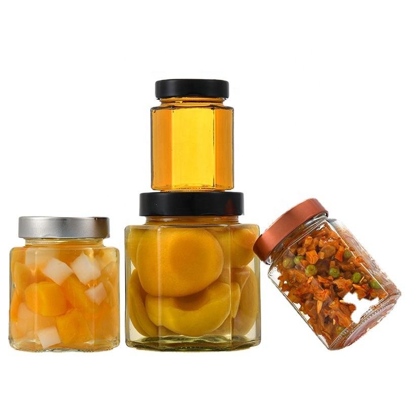 New Arrival Square Shape Glass Food Storage Jar With Lid Transparent Glass Food Container