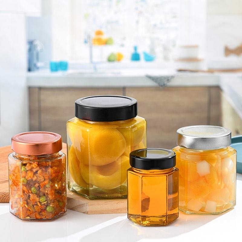 New Arrival Square Shape Glass Food Storage Jar With Lid Transparent Glass Food Container