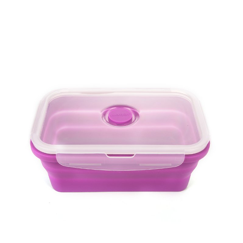 Food Storage Container Vegetable Salad Crisper Silicone Kitchen Container Set