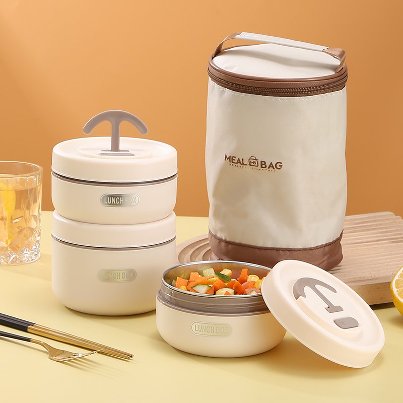 304 Stainless Steel Leakproof Lunch Box Airtight Stainless Steel Food Storage Containers Metal Bento Lunch Box