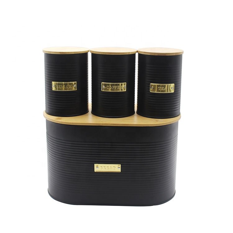 Modern Farmhouse Metal Laundry Powder Container Tin Storage Box with Scoop for Laundry Room Decor Organization and Storage