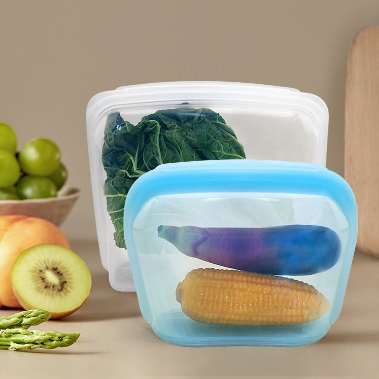 3000ML SIlicone Gallon Bag Versatile & Durable Standing Storage Container Perfect Partner for Sous Vide Cooking Meal Preparing