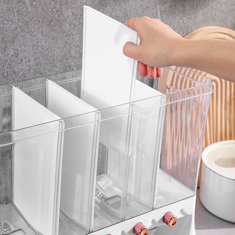 One Stop Shopping Food Storage Box 2022 Top Plastic Cereal Dispenser Storage Box Kitchen Food Grain Rice Container