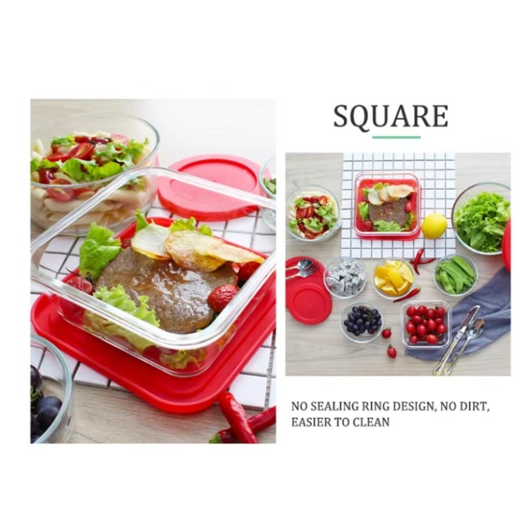 Simply Store Meal Prep Glass Food Storage Containers 18-Piece Set BPA Free Lids Oven Safe Multicolored