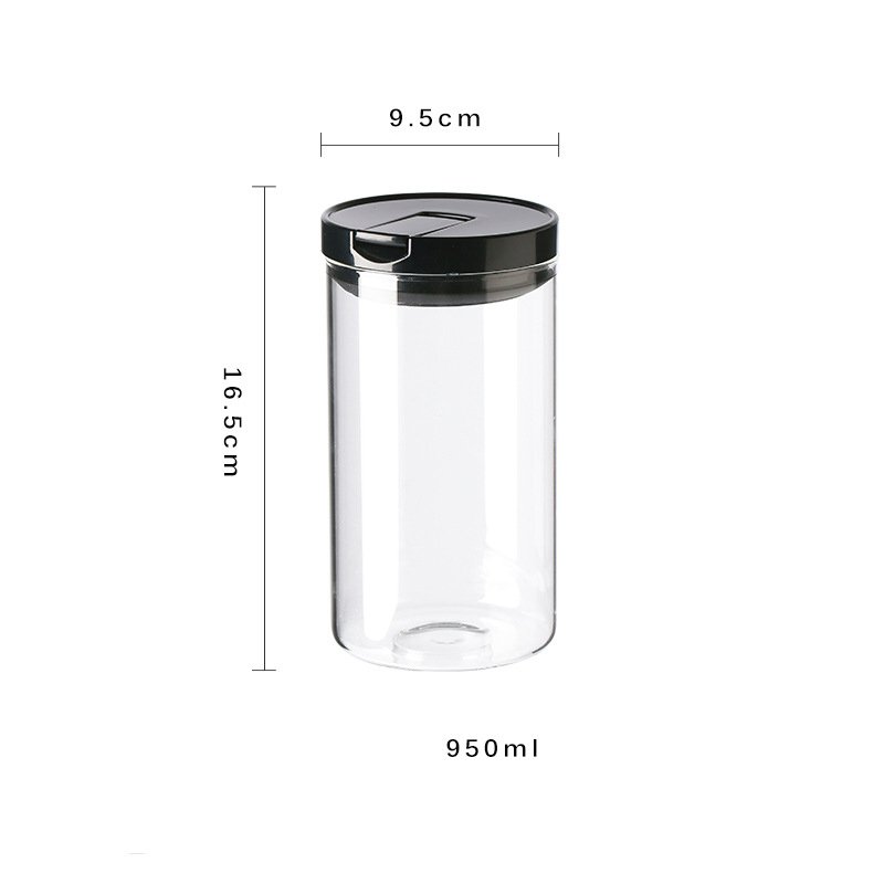wholesale unique hermetic food cookie glass seasoning pot for sale