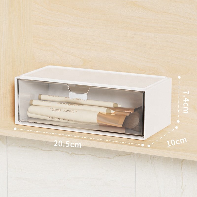 New Design Plastic Clear Makeup Storage Drawer Organizer Free Combination Transparent Cosmetic Storage Box