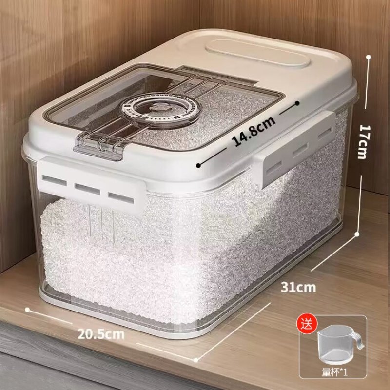 Rice bucket insect proof and moisture-proof sealed flour storage tank rice storage box