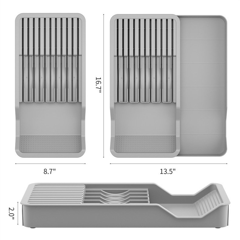 Multifunctional Convenient Compartment Storage Boxes Cutlery Spoon Knife Fork Divided Organizer Kitchen Drawer Storage