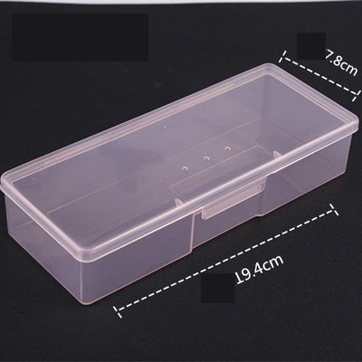 12 Styles Multi-functional plastic jewelry adjustable storage box tray for tips nail art accessories