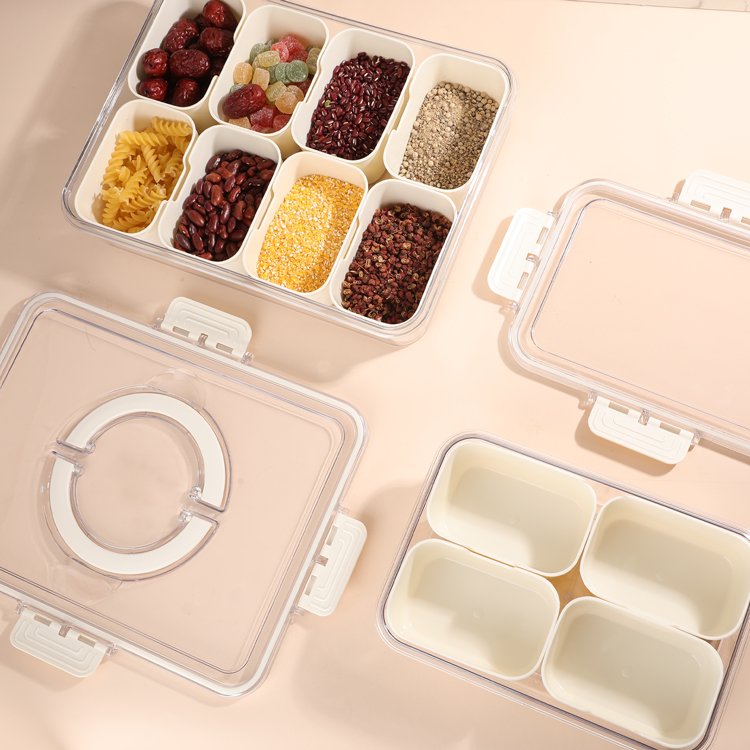 Hot Sale Spice Seasoning Storage Spice Box Container Fruit Crisper Snackle Box Snack Box
