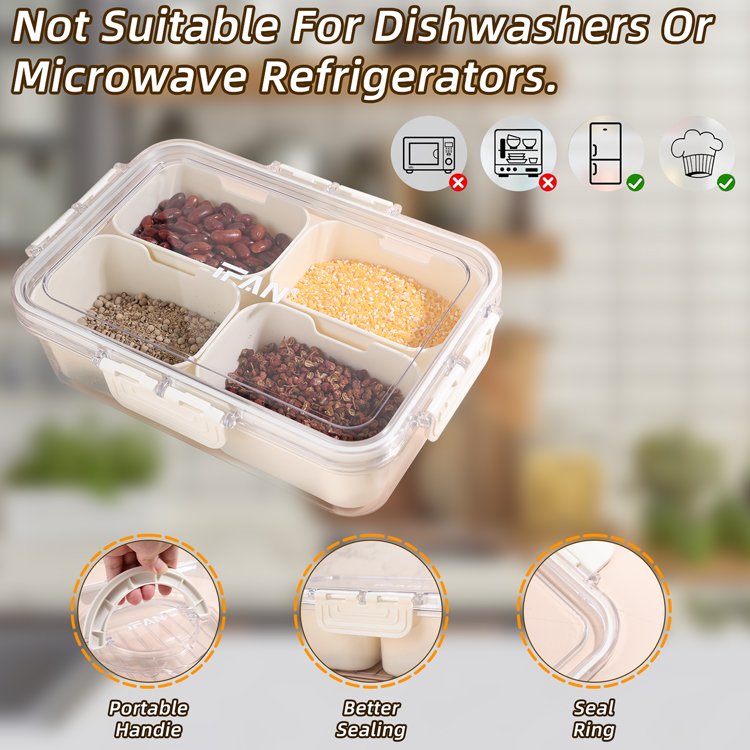 Hot Sale Spice Seasoning Storage Spice Box Container Fruit Crisper Snackle Box Snack Box
