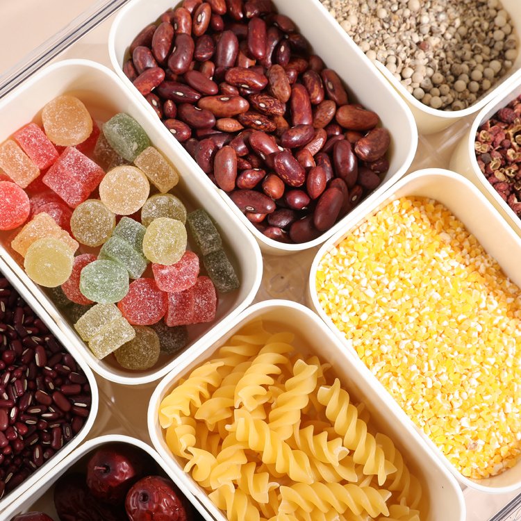 Hot Sale Spice Seasoning Storage Spice Box Container Fruit Crisper Snackle Box Snack Box