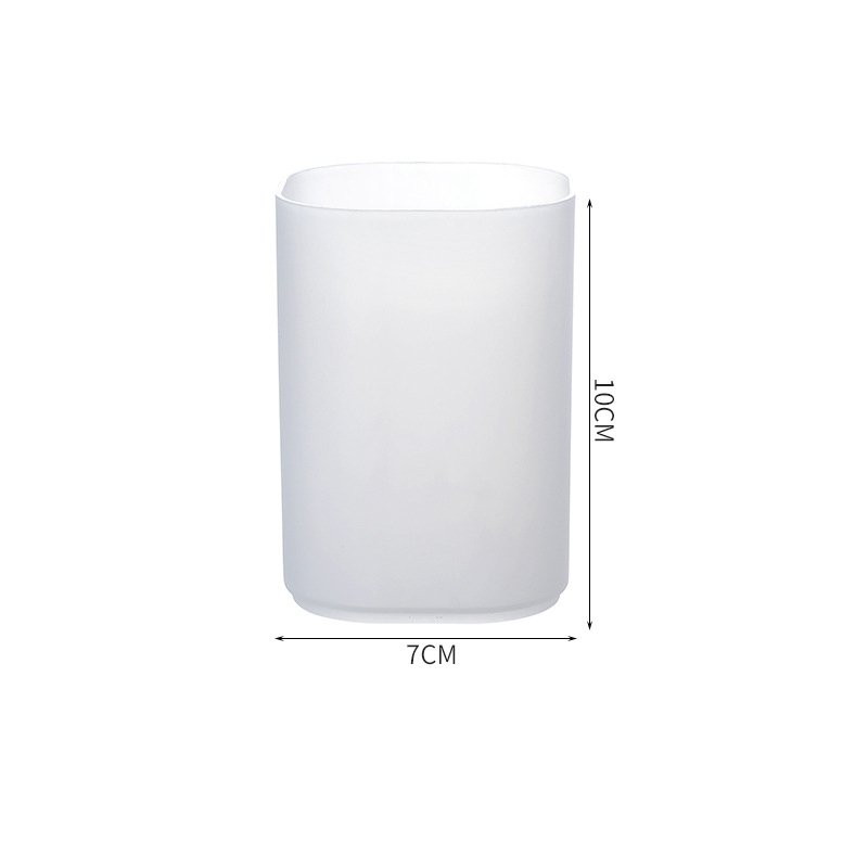 High Capacity Big Desk Organizer- Pen Organizer Storage For Office School Home Supplies Translucent White Pen Storage Holder