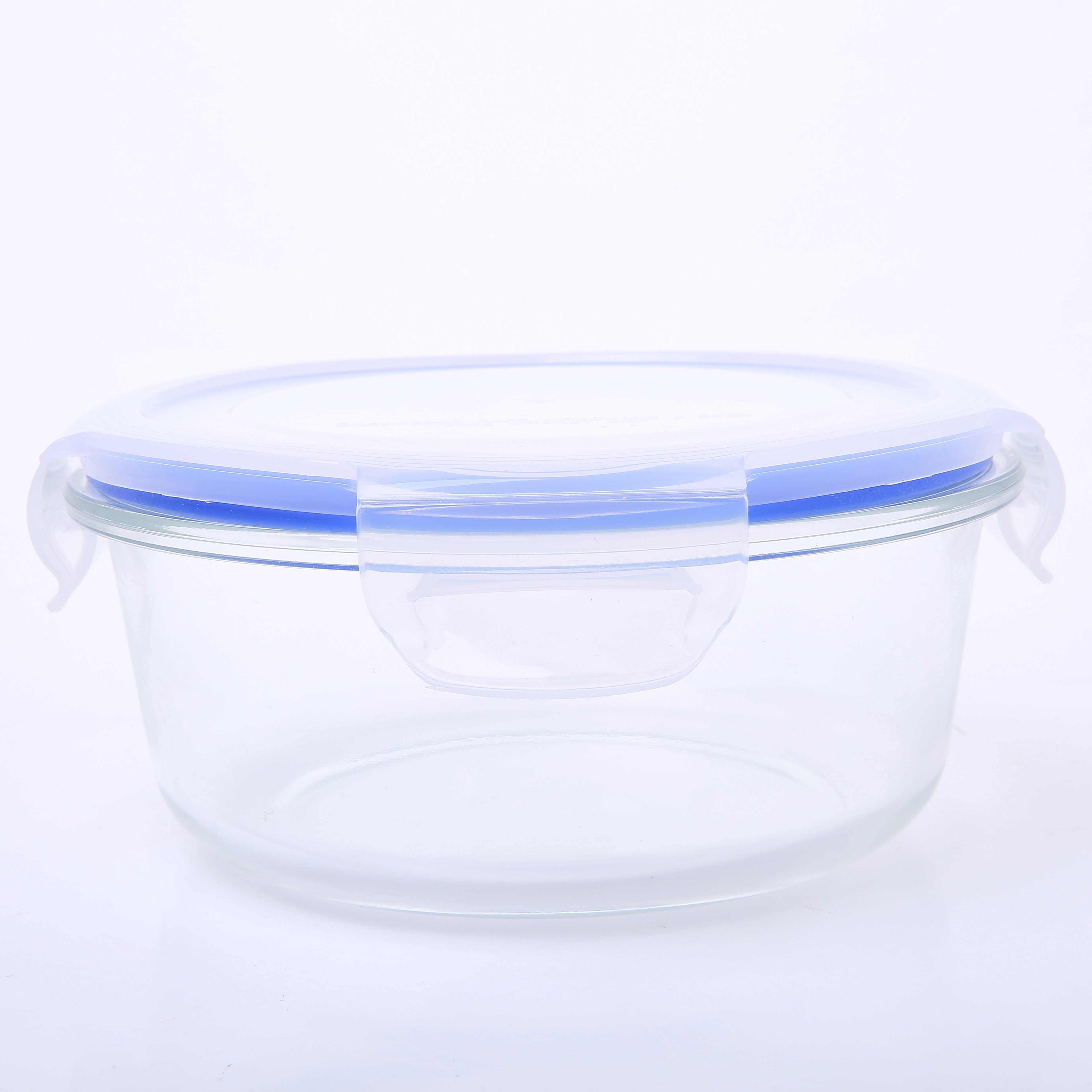 LINUO Hot Sale tempered glass food container lunch box kitchen storage glass food storage container With Lid