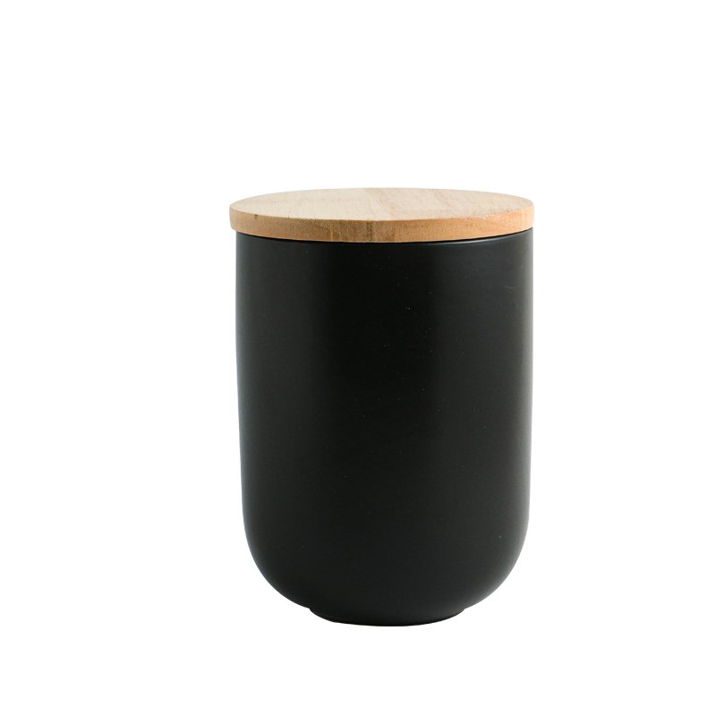 kitchen porcelain food storage restaurant condiment containers custom logo ceramic tea coffee sugar canisters