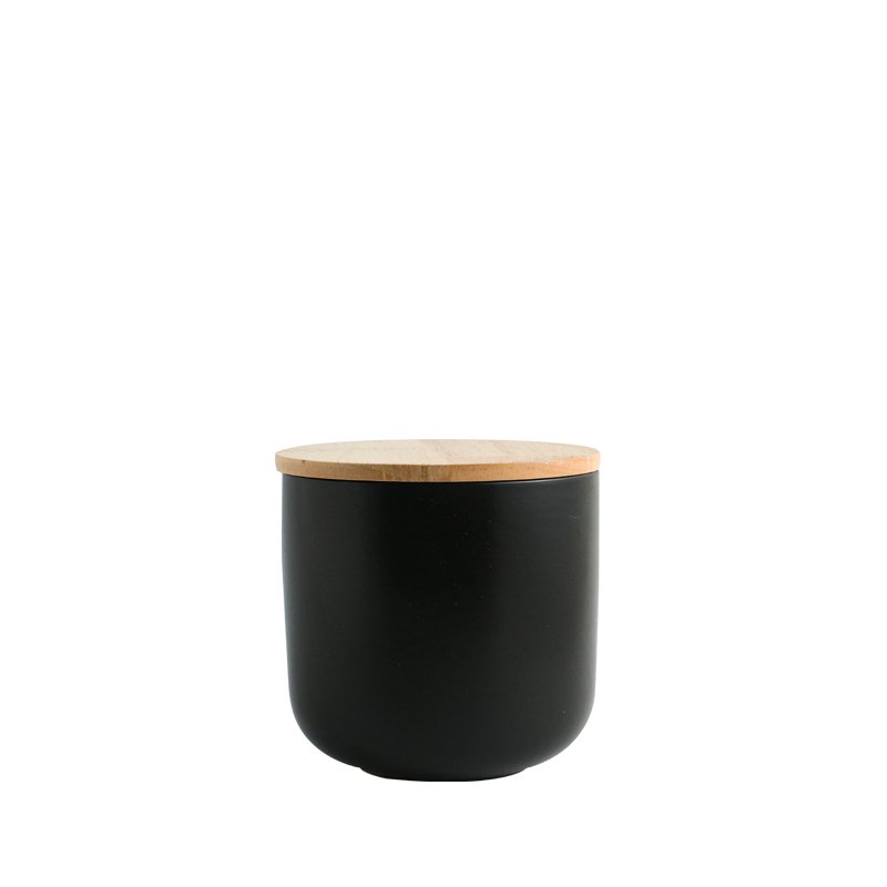 kitchen porcelain food storage restaurant condiment containers custom logo ceramic tea coffee sugar canisters