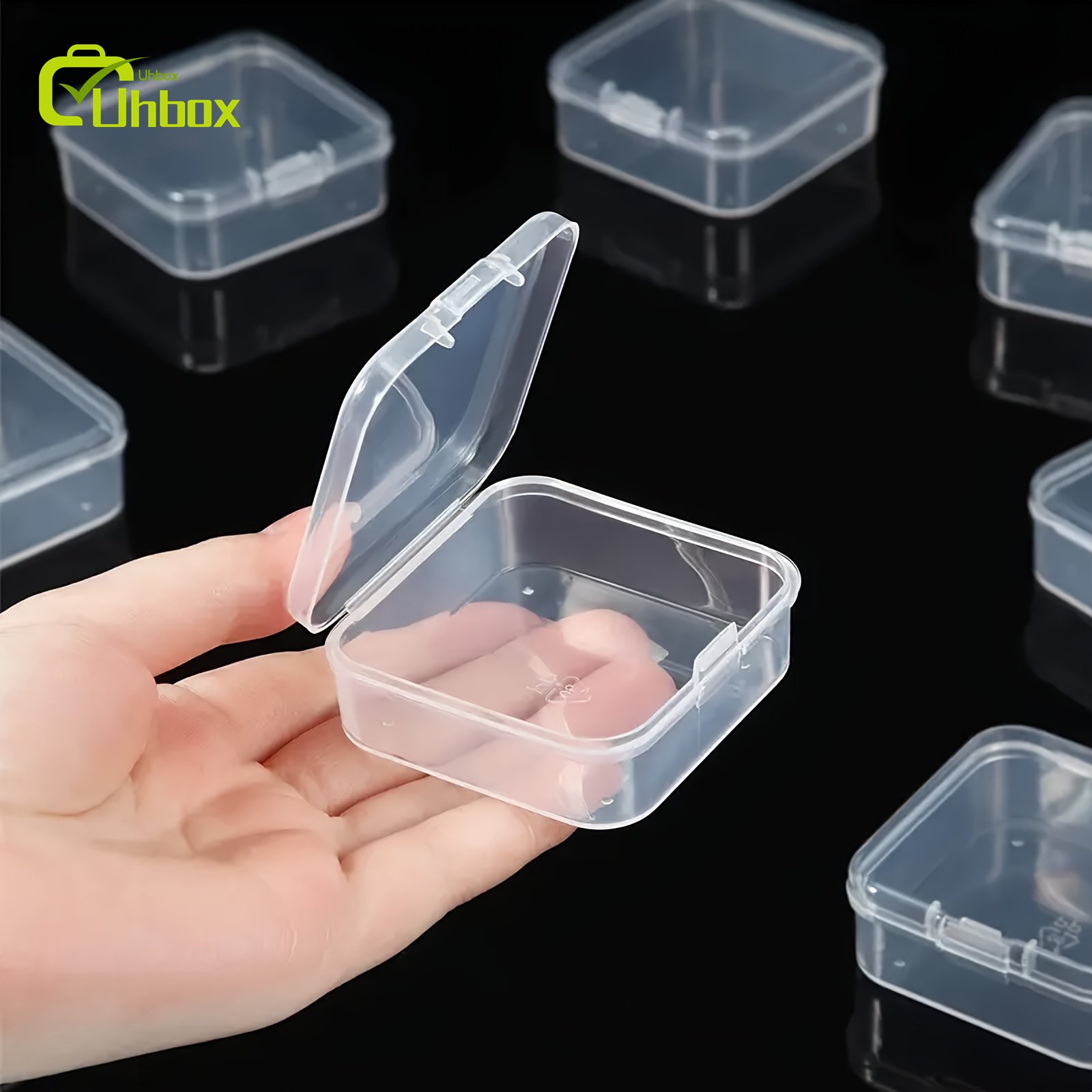Transparent 14 Grid Plastic Storage Box Modern Mini Multifunctional Sorting Jewelry Case Art Embroidery Beads Diamond Painting
