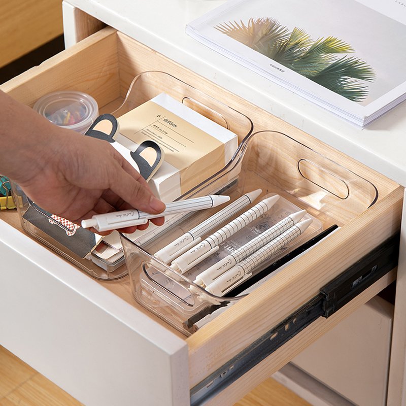 Office Organizer Bedroom Plastic Desktop Cosmetic Storage Box Container