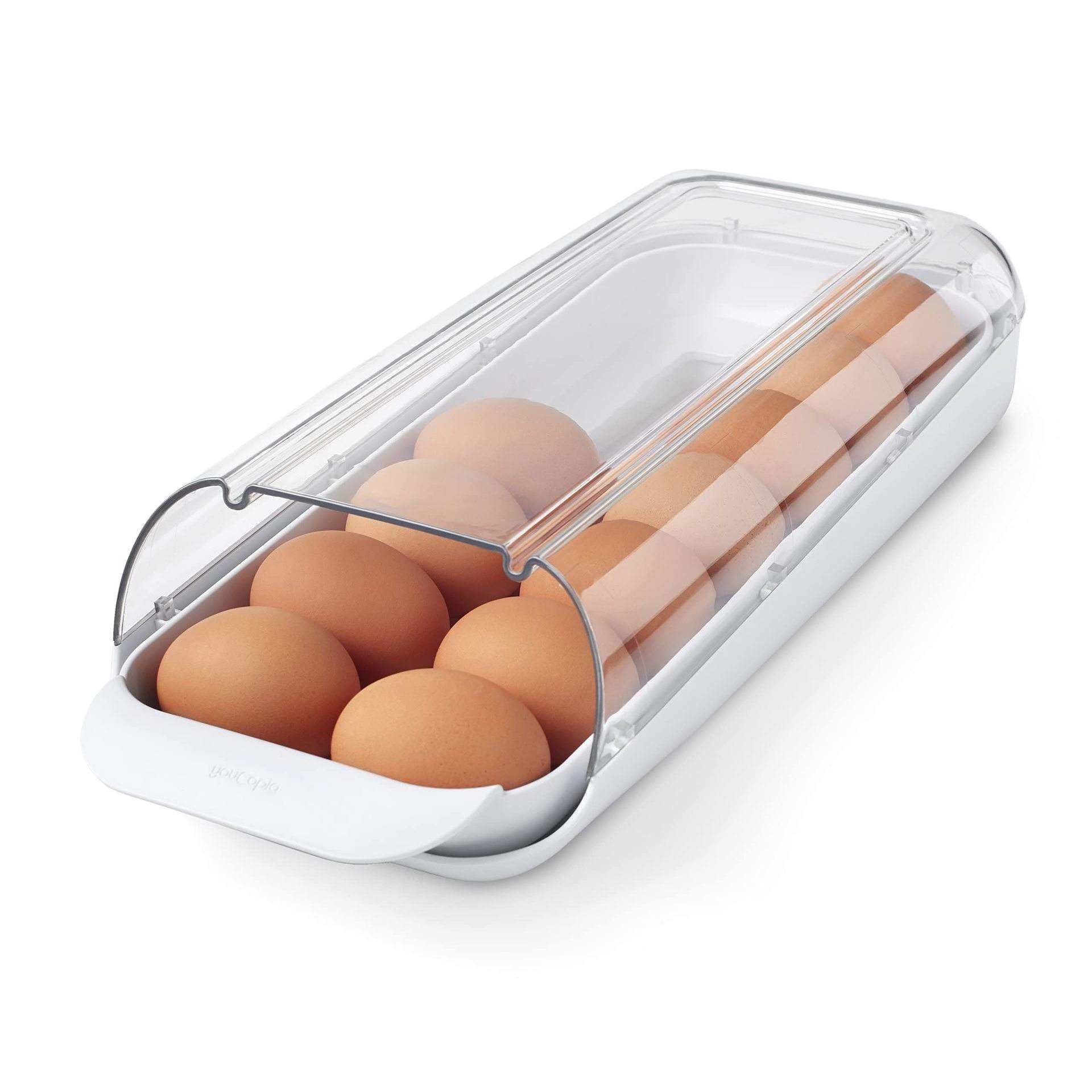Egg Storage Container Organizer Bin Egg Fresh Storage Box Refrigerator Egg Container