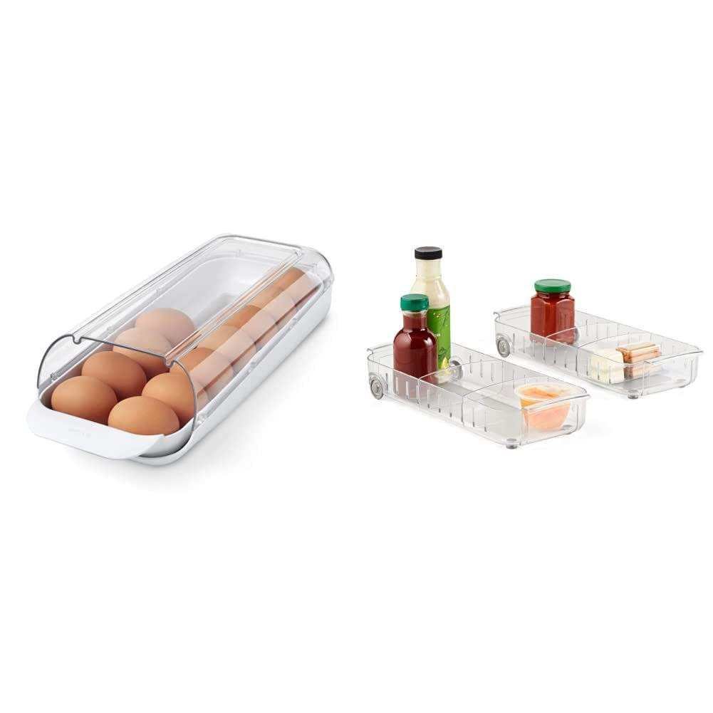 Egg Storage Container Organizer Bin Egg Fresh Storage Box Refrigerator Egg Container