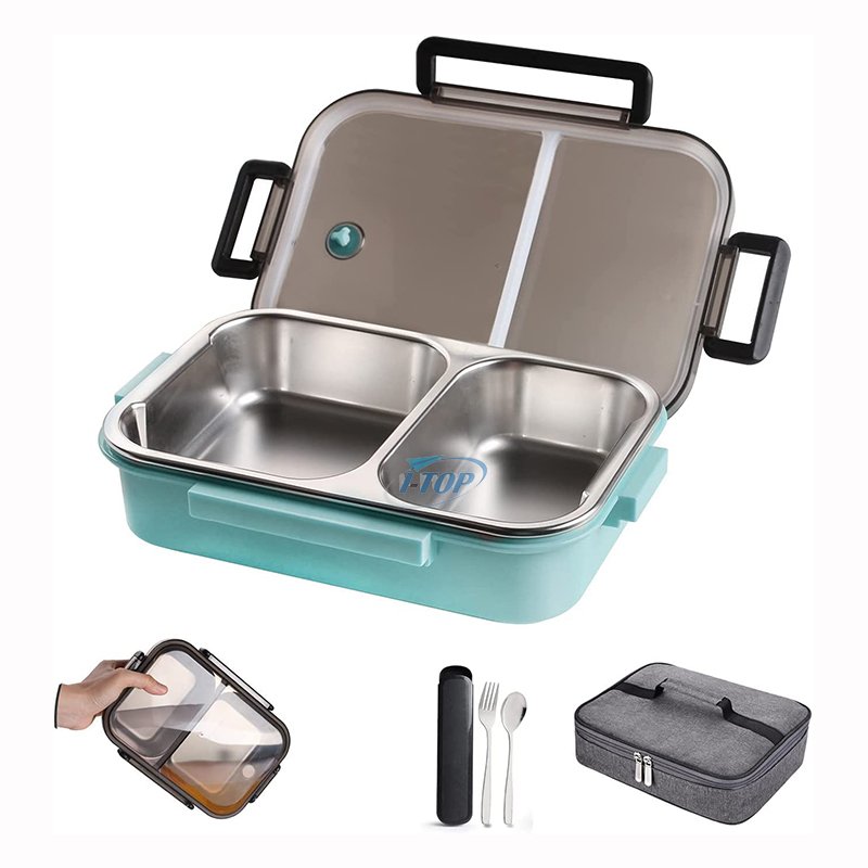 Kitchen Food Storage Stainless Steel Bento Lunch Box for Kids and Adults