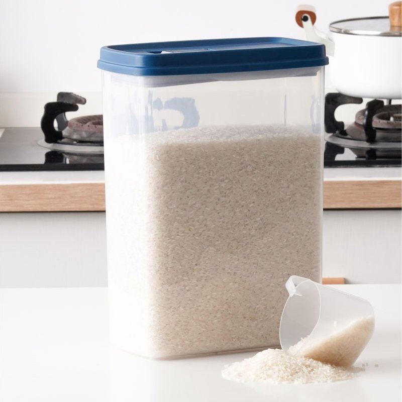5.8L food storage & container silicone ring food storage containers clear storage container with lid