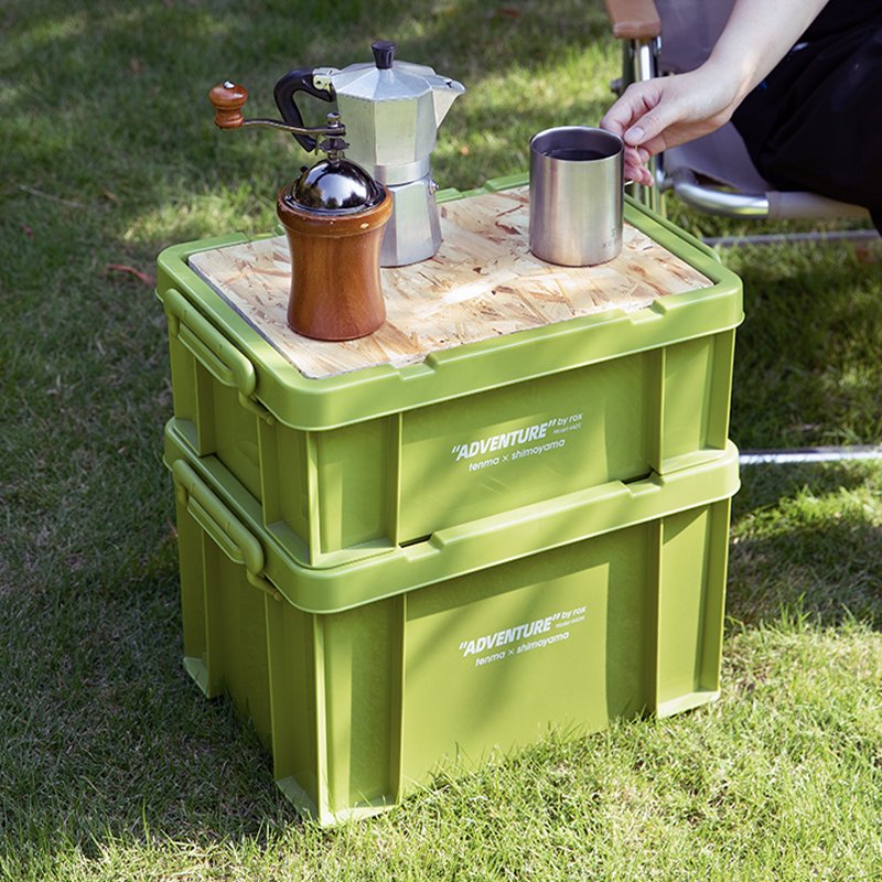 SHIMOYAMA NEWEST BOX DESIGN Wholesale Superior High Quality Home Decorative and Outdoor Suitable Storage Box with Metal Stand