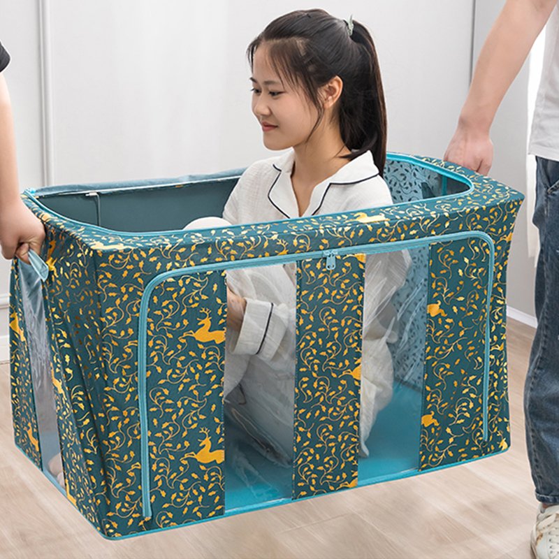 Newest Print Fabric Storage Boxes Oxford Foldable Storage Box Fabric Cube Storage Organizers Clothes