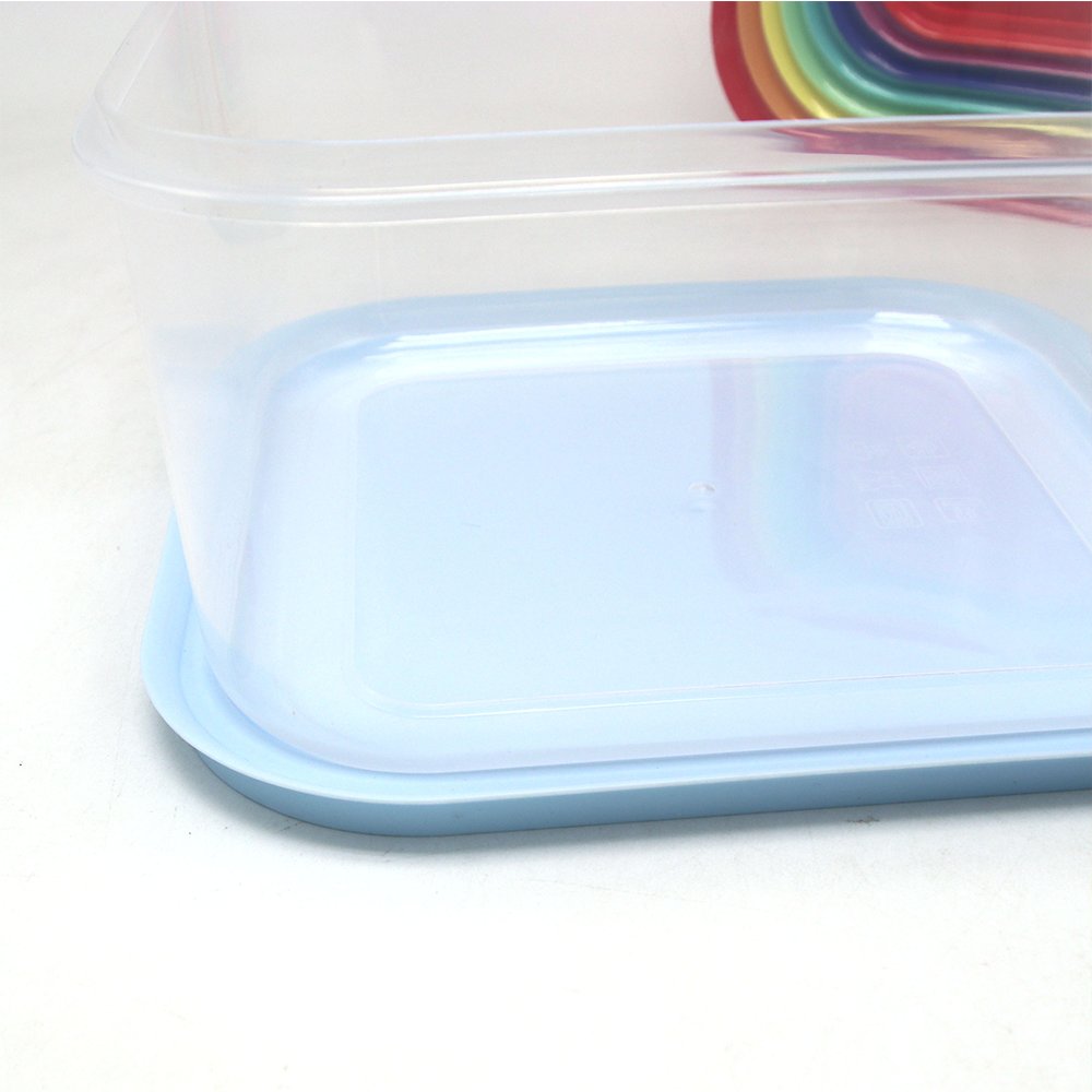 Kitchen stackable 4 pieces takeaway food storage container with lid