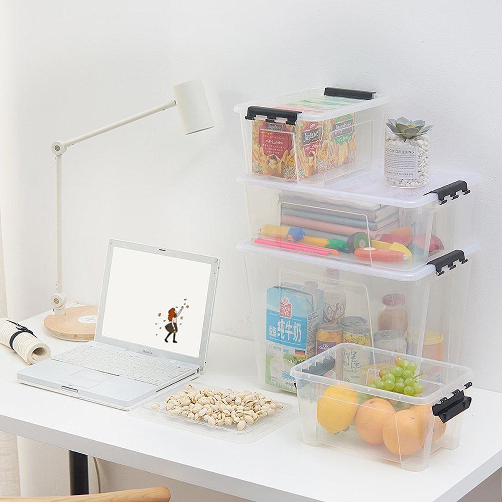 Best seller 5L stackable clear transparent plastic storage box on sale