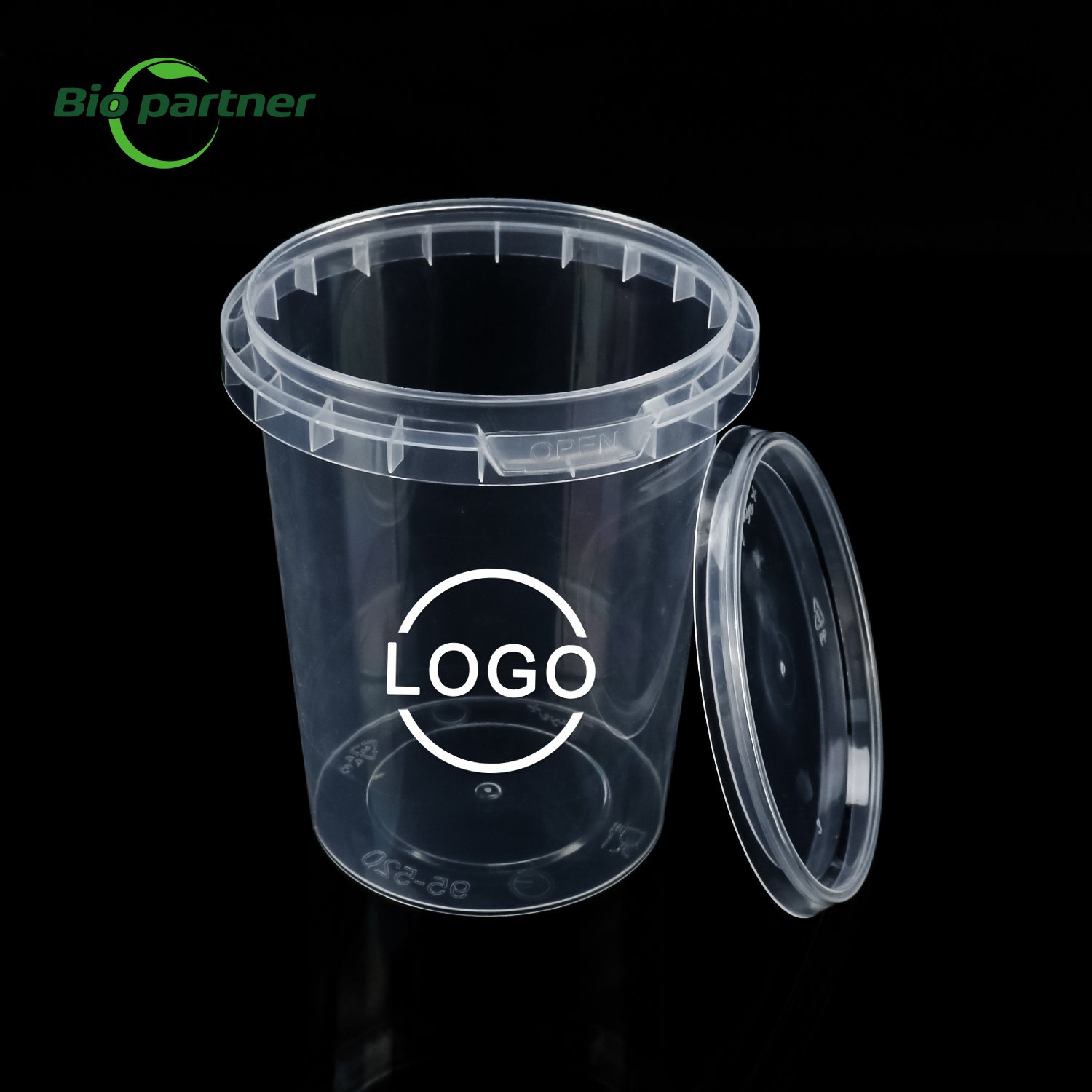 PP Restaurant Deli Food Storage Tamper Proof Container Snack Picnic Portable Food Fruit Bowl Plastic Deli Cup