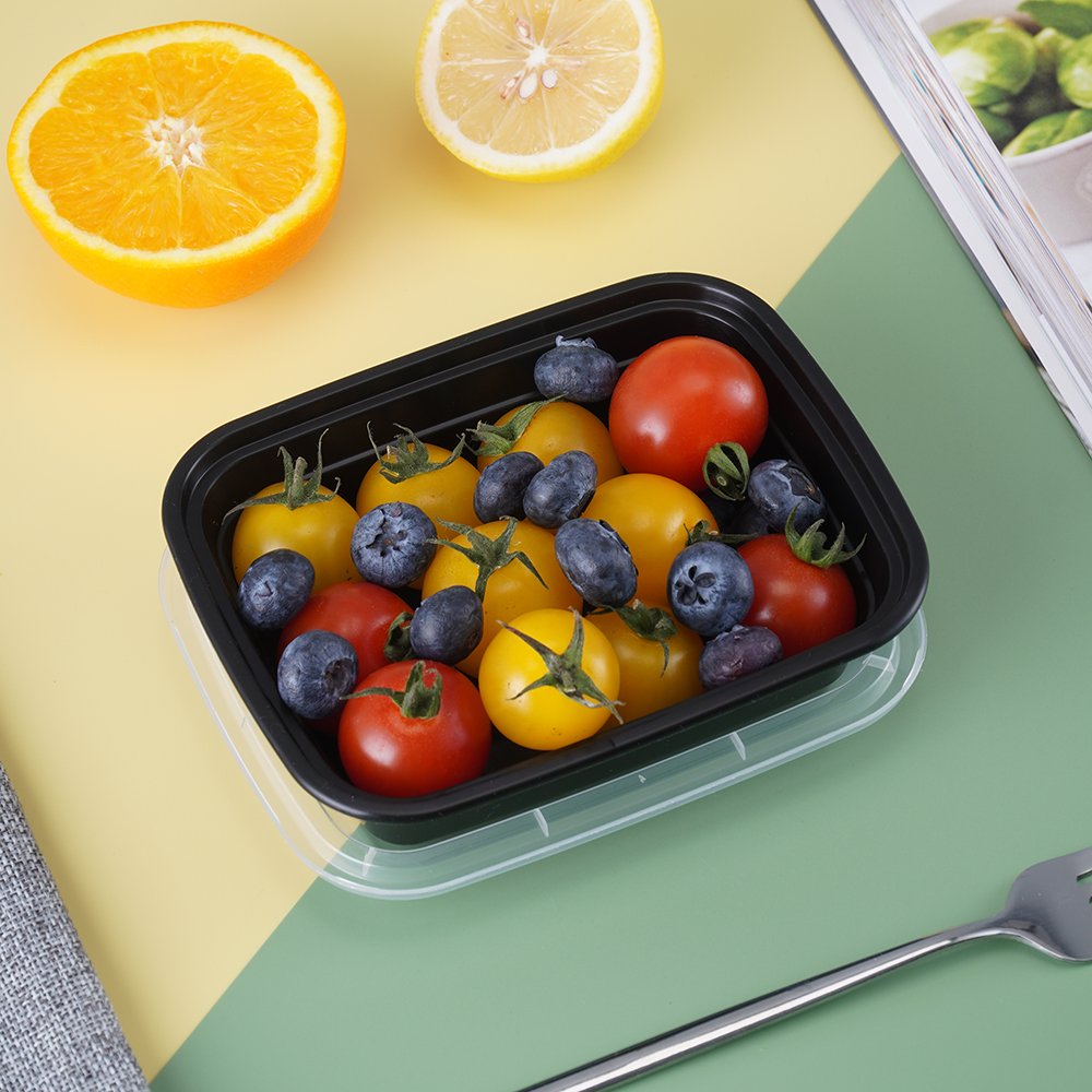 12oz 16oz 24oz 26oz 28oz 32oz 38oz Plastic Food Container Disposable Microwavable Food Storage Meal Prep Containers