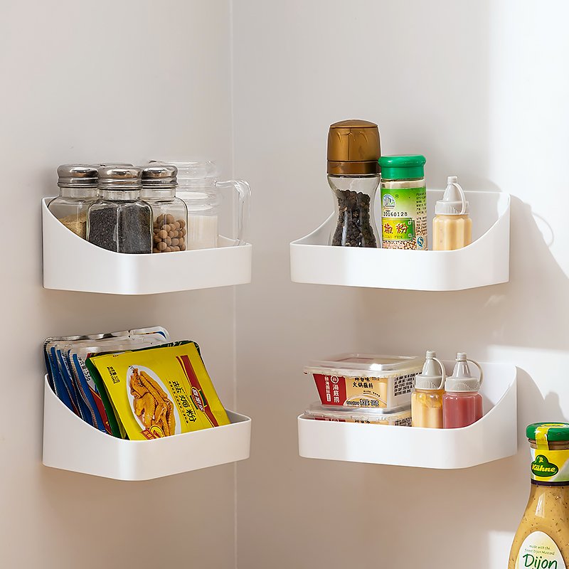 Multi-functional Kitchen Storage Box Sundries Organizer Seasoning Storage Box Hanging Rack Home Kitchen Accessories