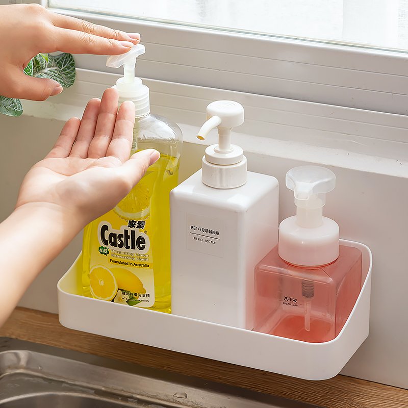 Multi-functional Kitchen Storage Box Sundries Organizer Seasoning Storage Box Hanging Rack Home Kitchen Accessories
