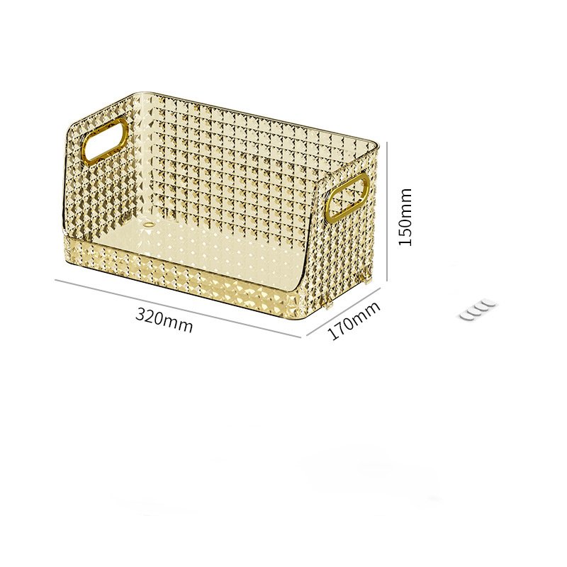 INAOUT Clear Acrylic Cosmetic Cube Organizer Drawer Cosmetics Organizer Storage Box