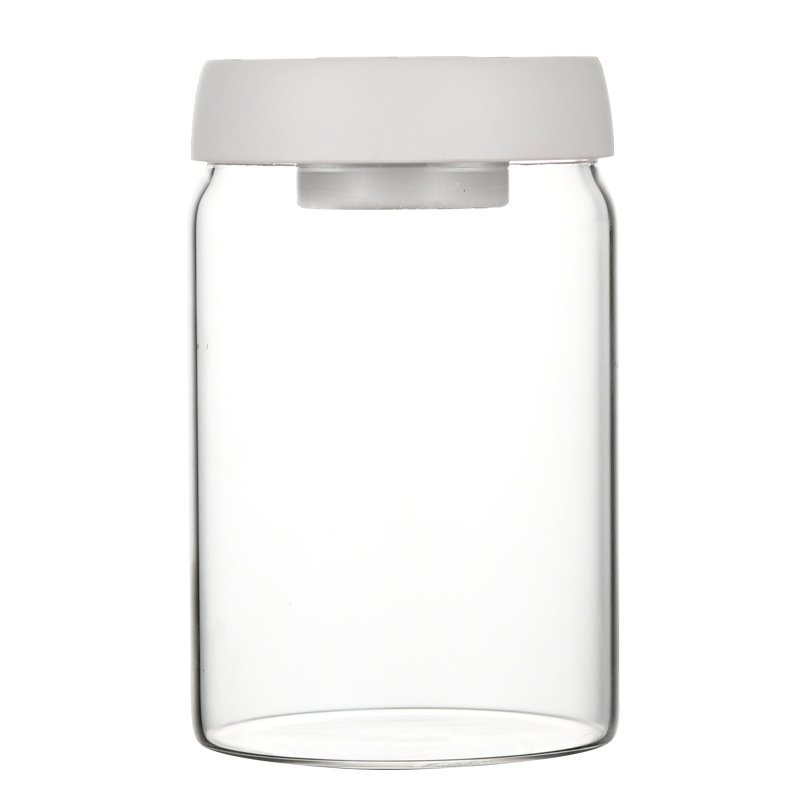 Vacuum Glass Sealed Storage Jar Container Tank for Coffee Beans Dried Fruit Kitchen Storage Jar Container Bottle With Vacuum Lid