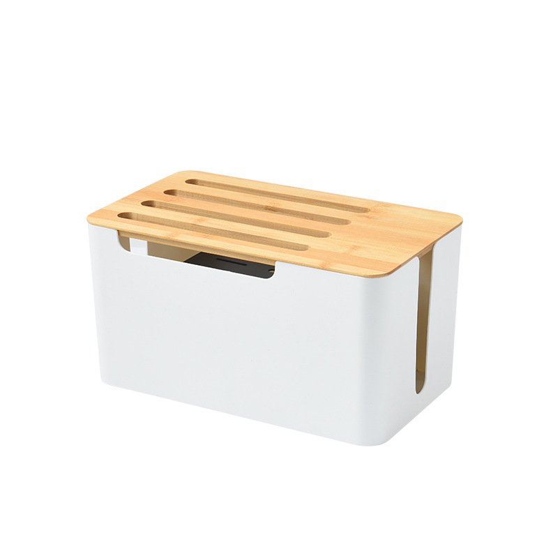 WiFi Router Organizer Neat Organization Plastic Router Storage Box for Living Room