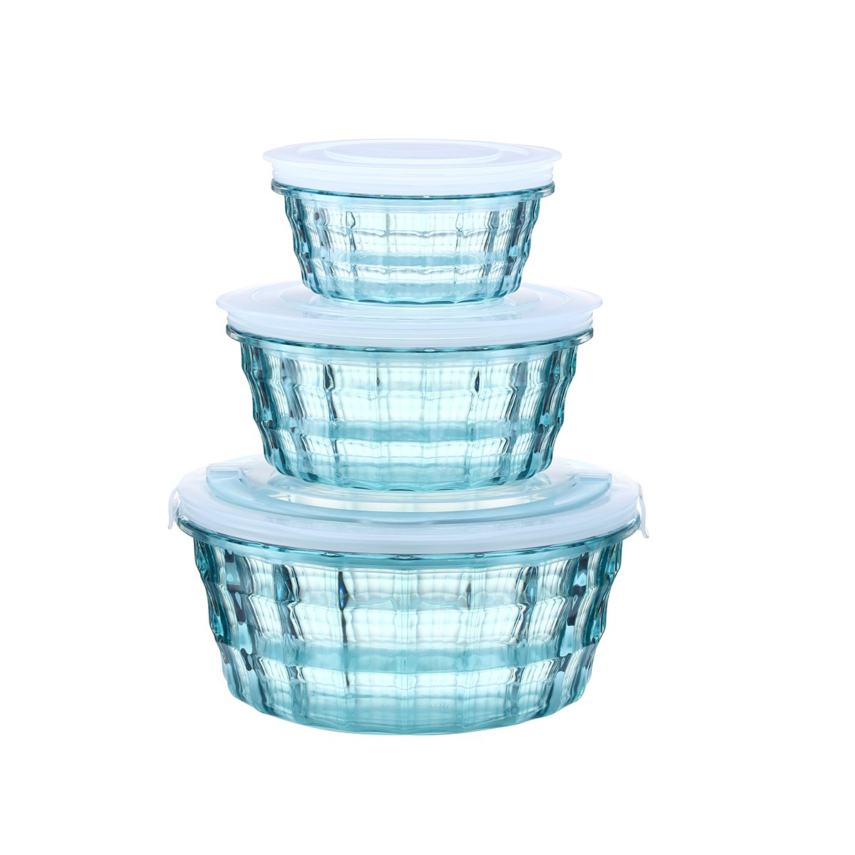 3 Pieces Set Plastic BPA Free Takeaway Food Storage Airtight Meal Prep Containers Picnic
