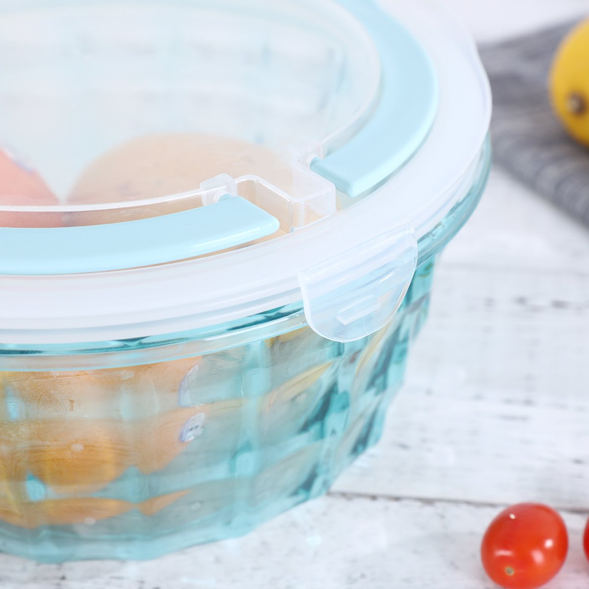 3 Pieces Set Plastic BPA Free Takeaway Food Storage Airtight Meal Prep Containers Picnic