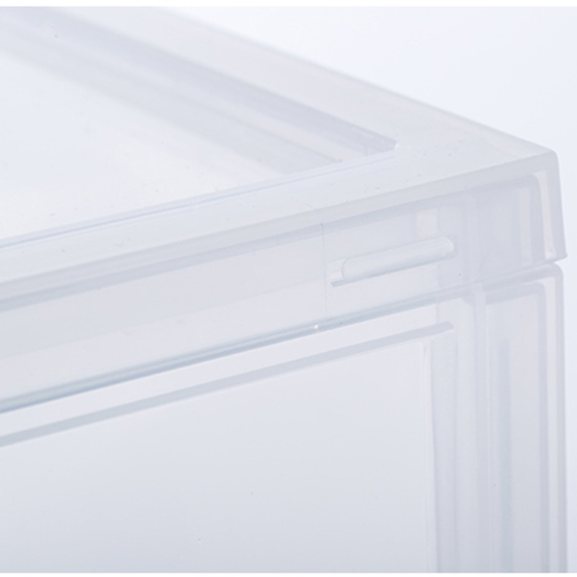 Hot Selling Transparent Rectangle Shoe Box Drop Front plastic shoe storage box with magnetic door