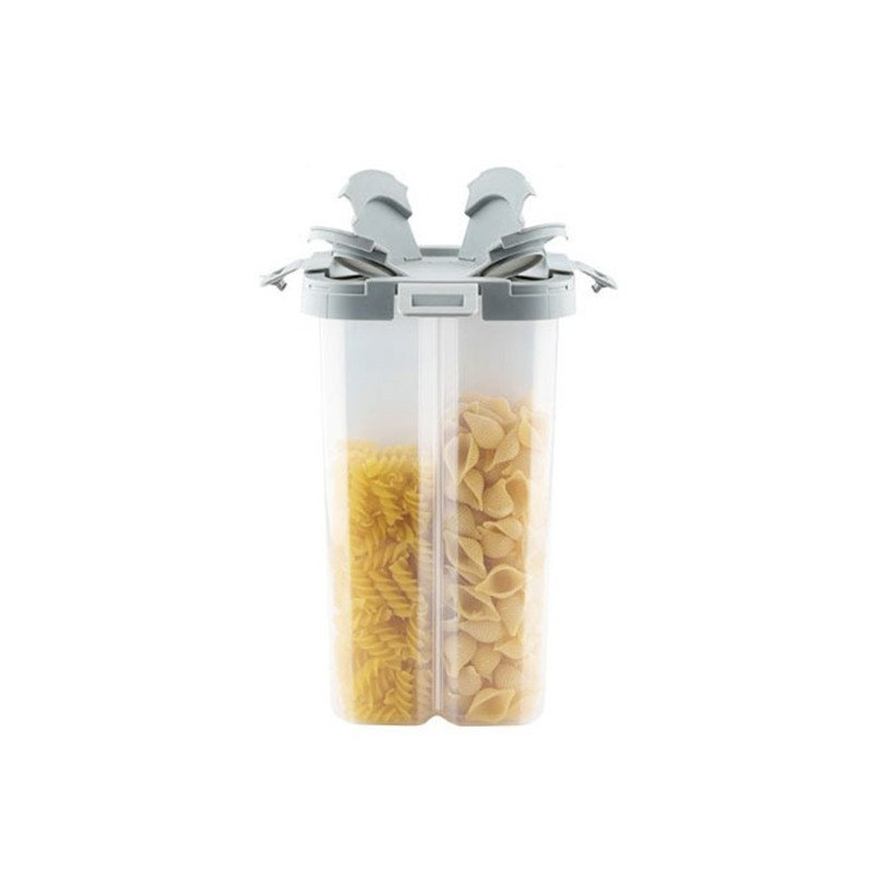 Cereal Storage Container Food Storage Containers for Cereal Snacks Sugar Cereal Dispensers with 4 Grids