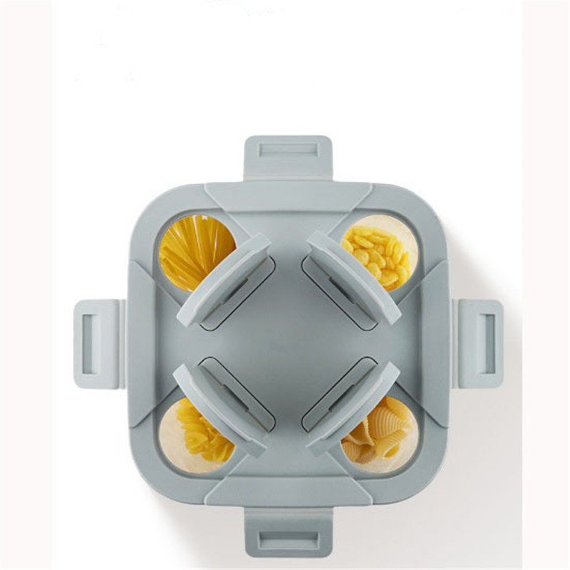 Cereal Storage Container Food Storage Containers for Cereal Snacks Sugar Cereal Dispensers with 4 Grids