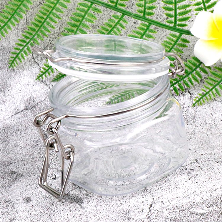 Square Airtight Storage Jars Camping Kitchen Food Storage Bottles & Jars PET Multifunction Smell Proof Plastic Whole Sale 200ml