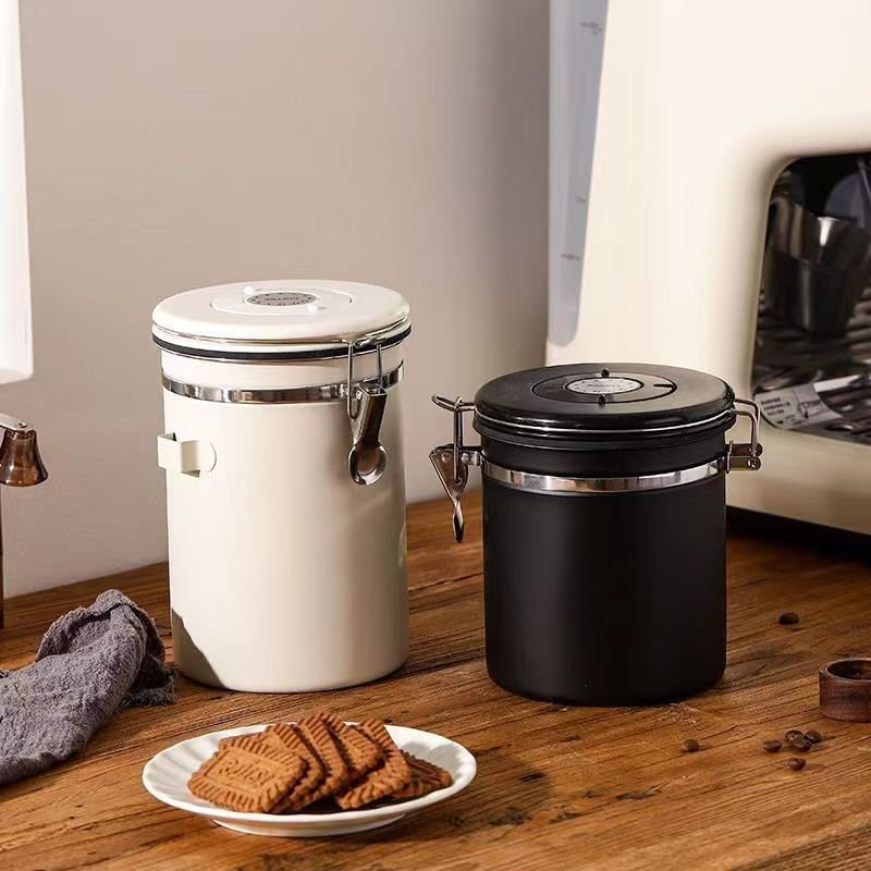 containers holder jars kitchen beans flour sugar tea kitchen food storage jars stainless steel pasta container